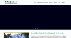 Desktop Screenshot of nacleriomateriales.com.ar