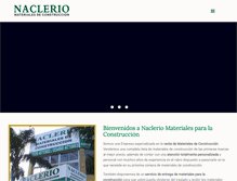 Tablet Screenshot of nacleriomateriales.com.ar